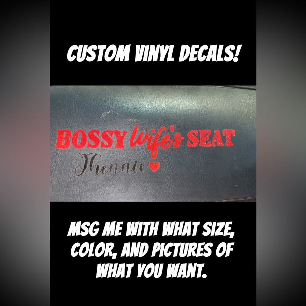 Custom Vinyl Decals